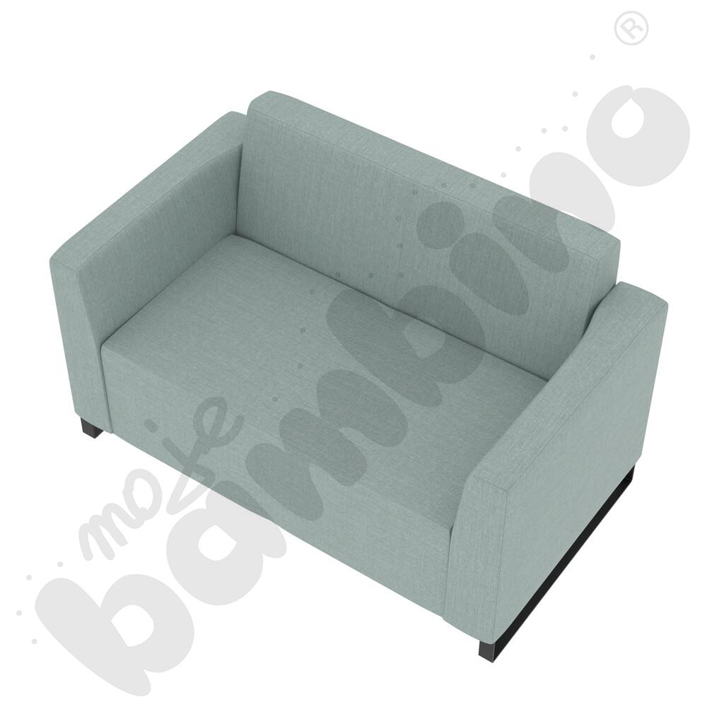 Sofa Universum 2-os. wys. 82 cm, 2 boki niskie, tkanina KG02
