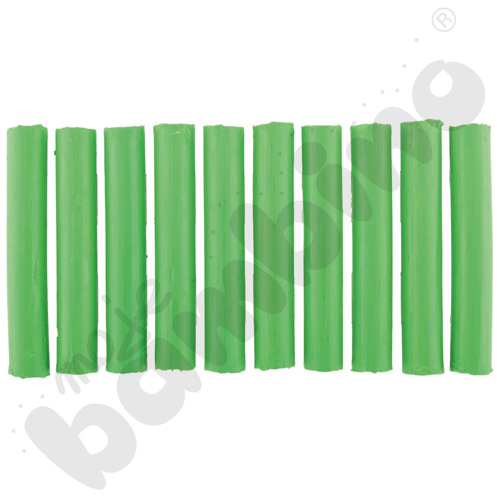 Plastelina zielona, 10 szt.