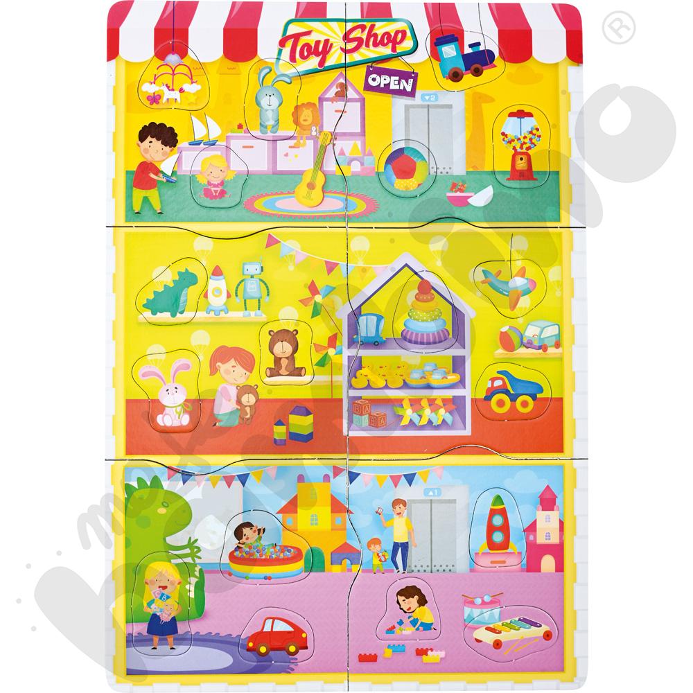 Sklep - układanka Montessori