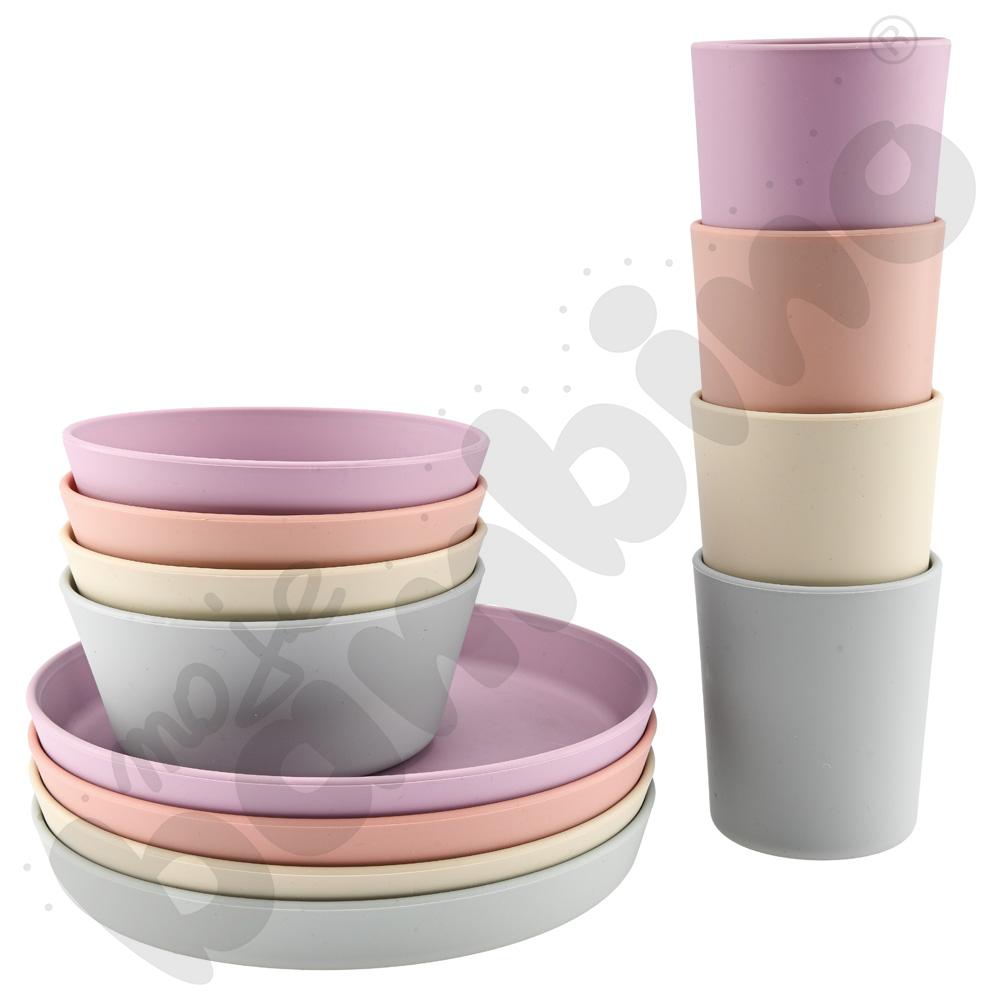 Talerzyk smyka płytki 18 cm, jasnoszary