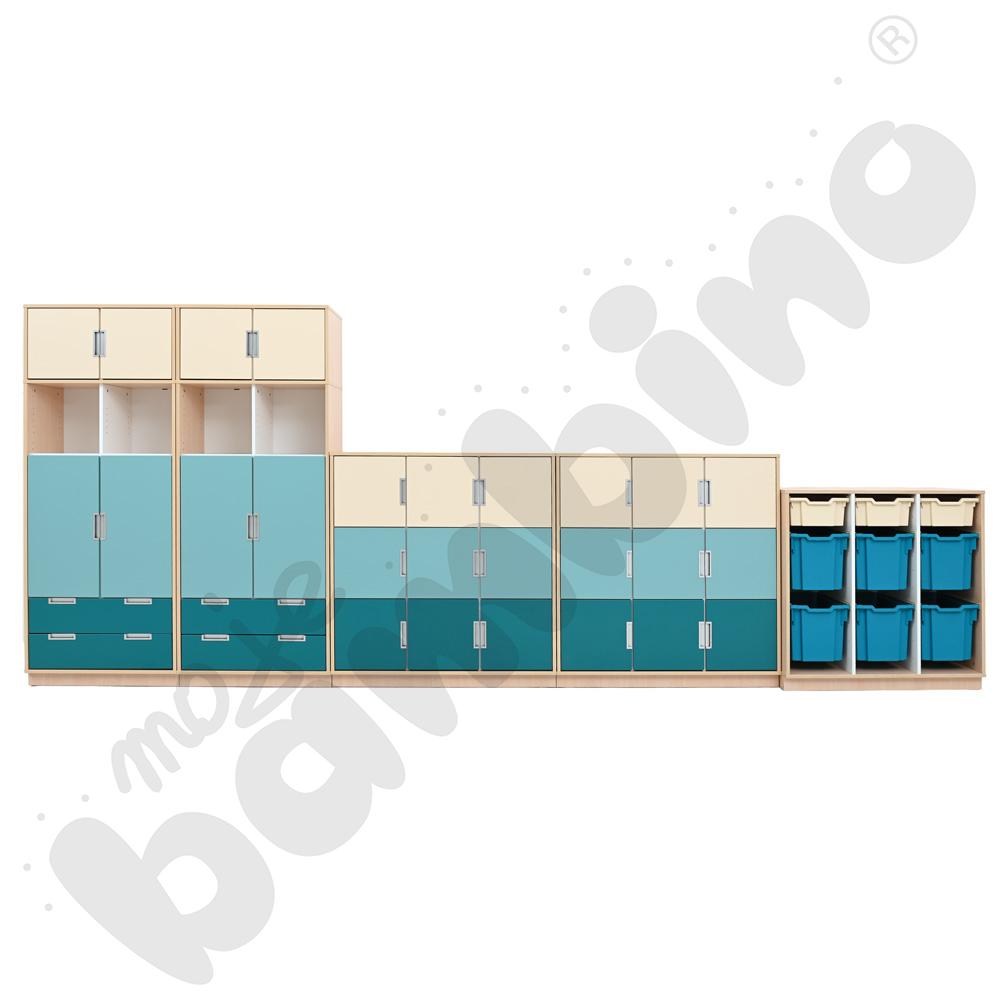 Quadro - zestaw 282 - skrzynia jasny klon