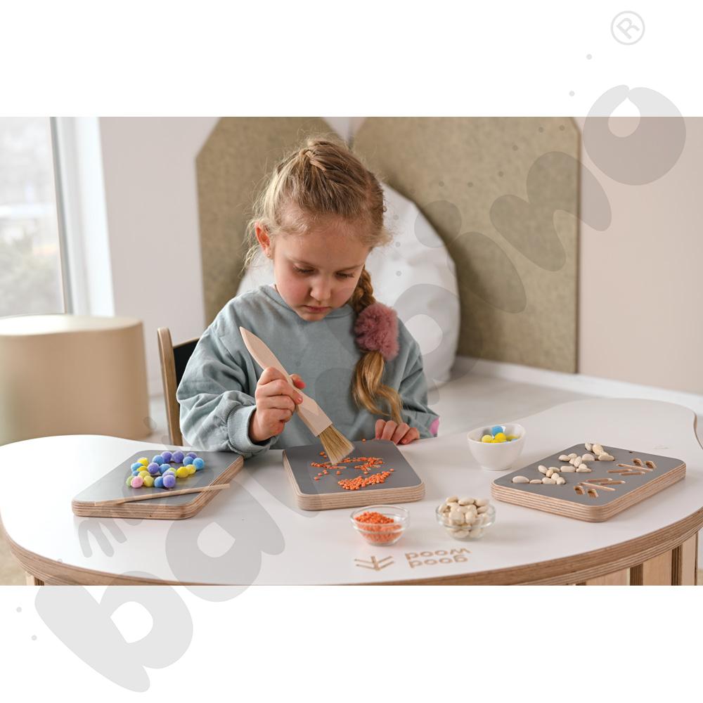 Tablice grafomotoryczne malucha - szare  - MED