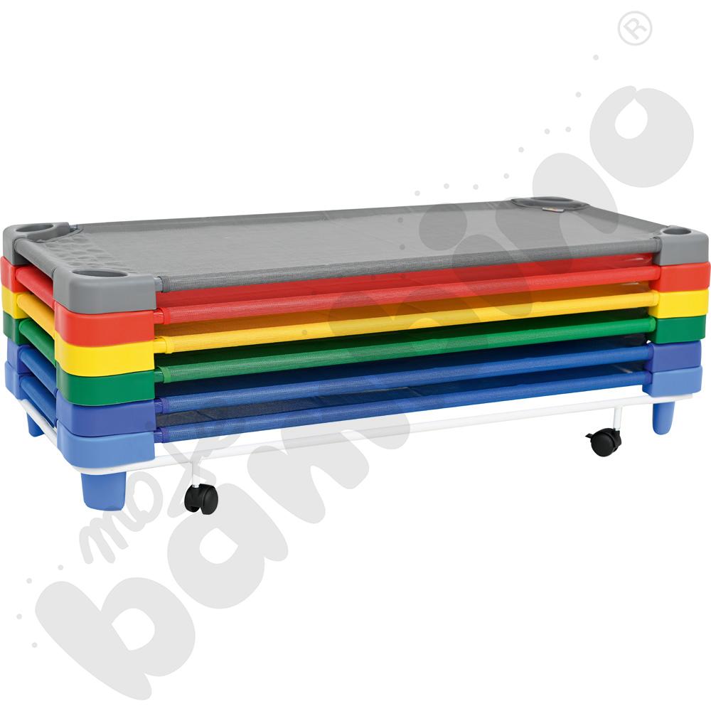 Łóżeczko przedszkolne czerwone