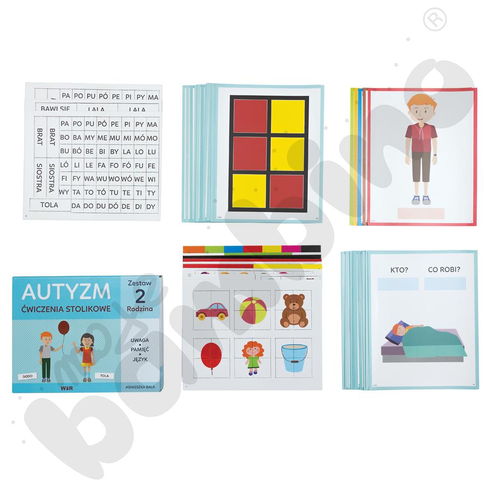 Autyzm. Ćwiczenia stolikowe. Zestaw 2 - rodzina