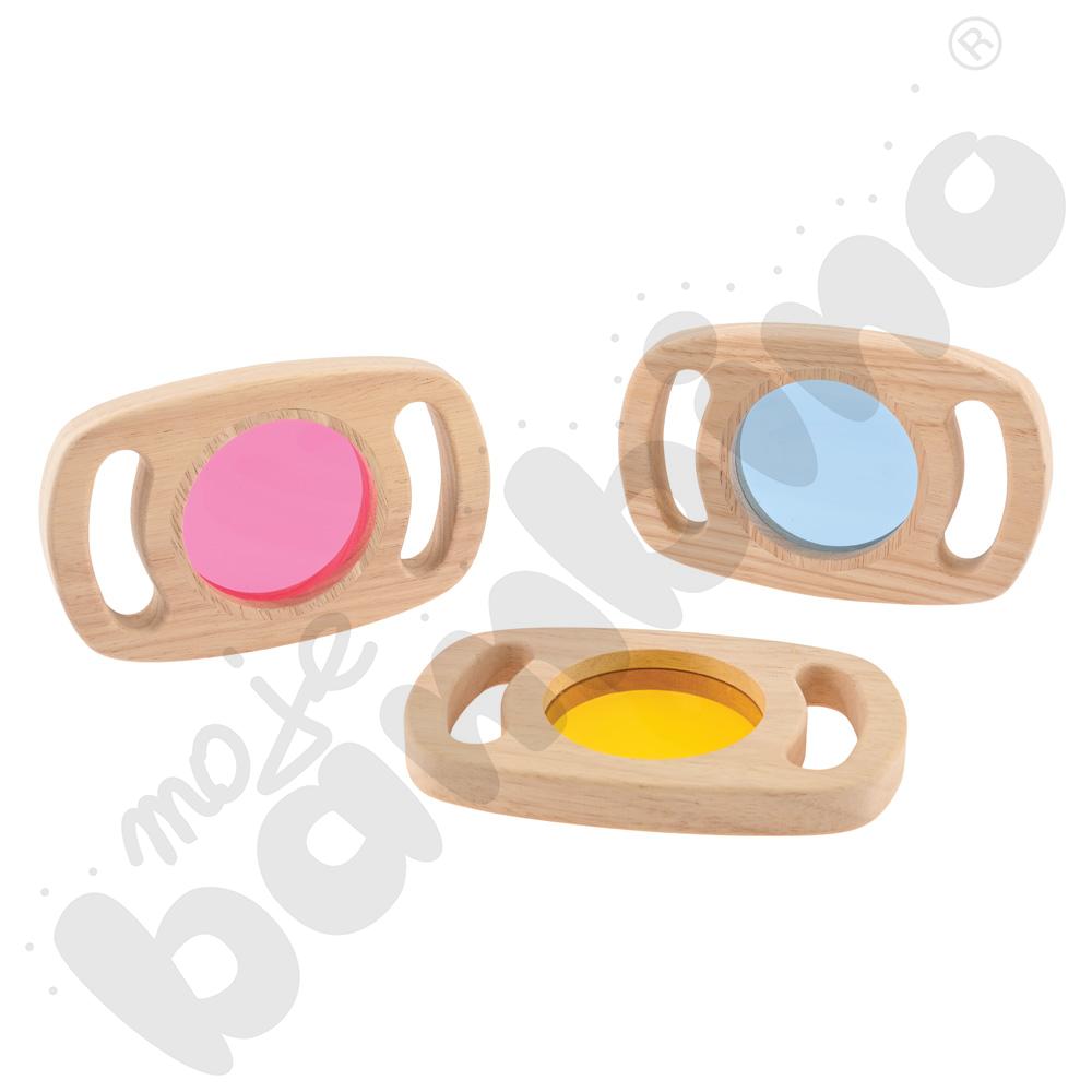 Barwne panele z uchwytem