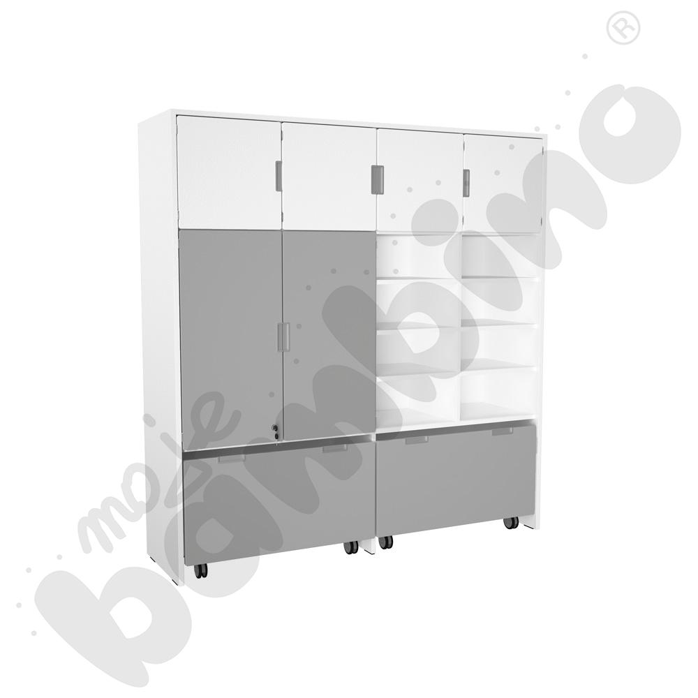 Quadro - zestaw 241, biała skrzynia