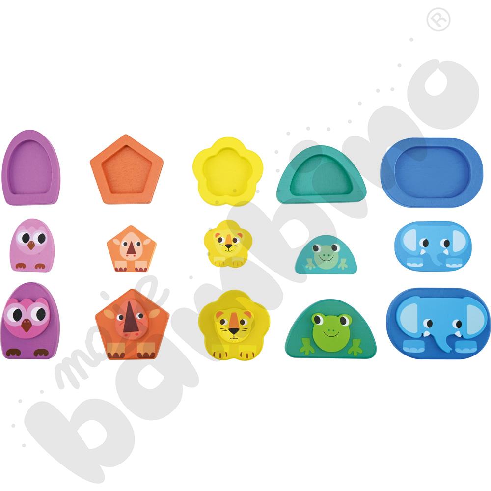 Magnetyczne zwierzątka - zabawa w chowanego