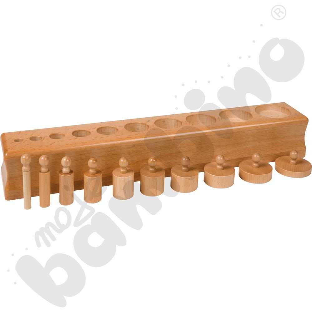   Cylinder Montessori do osadzania - blok 3  