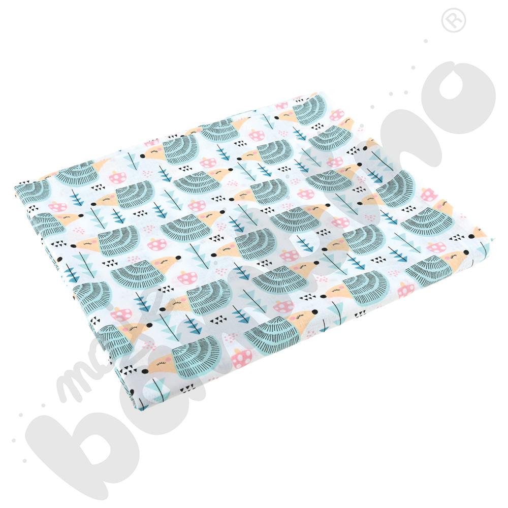 Poszewka na kołdrę/koc 70 x 120 cm - biała z jeżykami