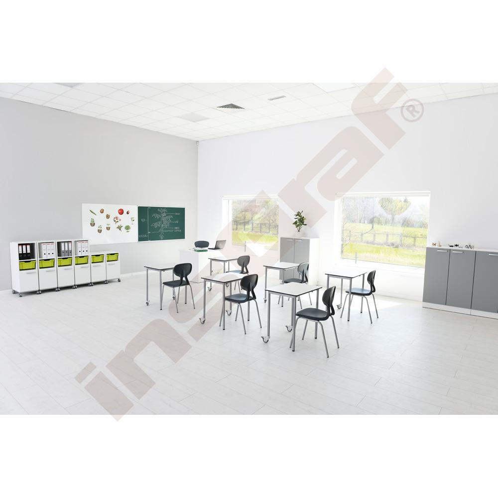 Obdĺžnikový stôl easyMoove, veľ. 6, výška 76 cm