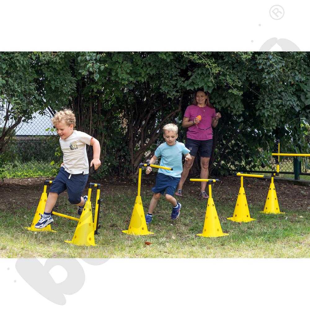 Zestaw tyczek i pachołków