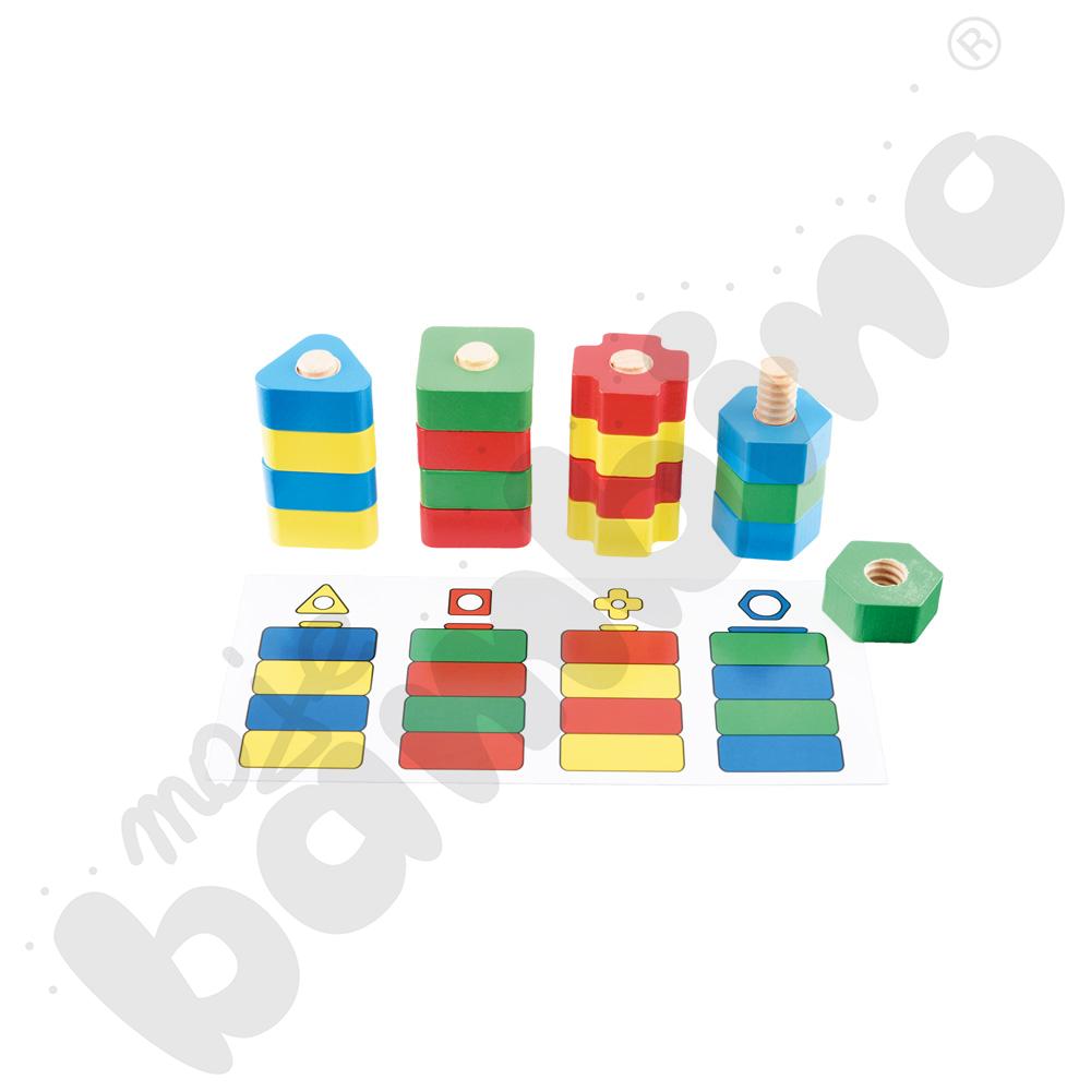 Śruby i nakrętki do sortowania