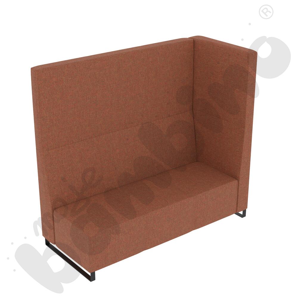 Sofa Universum 3-os. wys. 163 cm, bok wysoki prawy, tkanina RO06