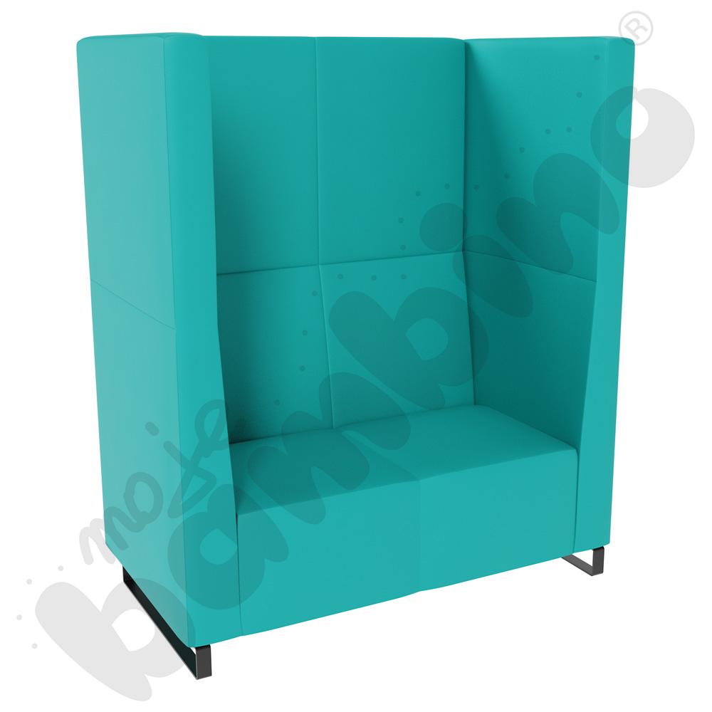 Sofa Universum 2-os. wys. 163 cm, 2 boki wysokie, tkanina MT11