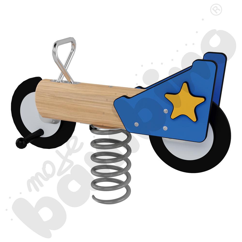 Skuter policja Robinio na podstawie metalowej