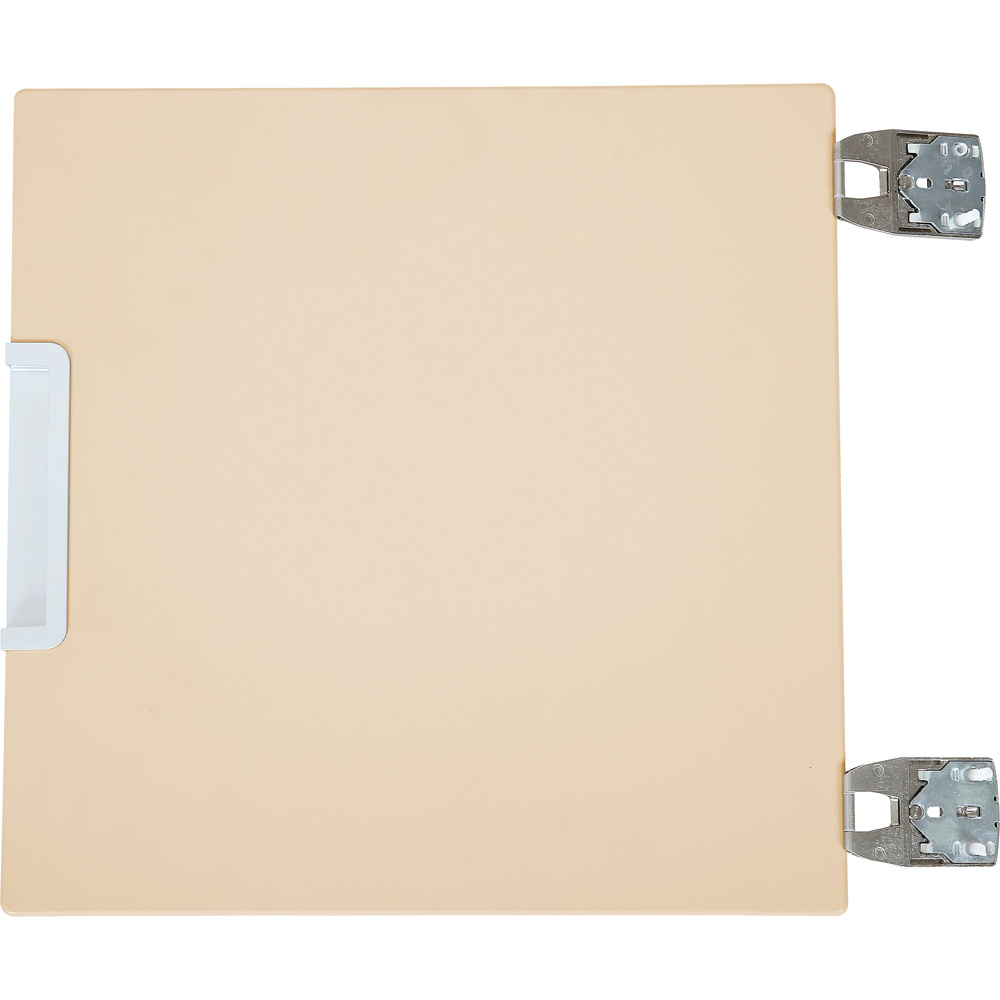 Quadro - malé dvierka 90 st. pre upevnenie do korpusu, tiché zatváranie - béžová  