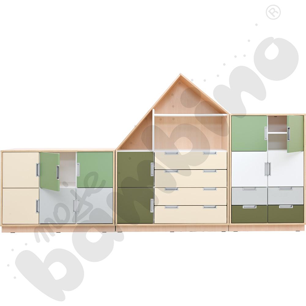 Quadro - zestaw 263, skrzynia klon jasny