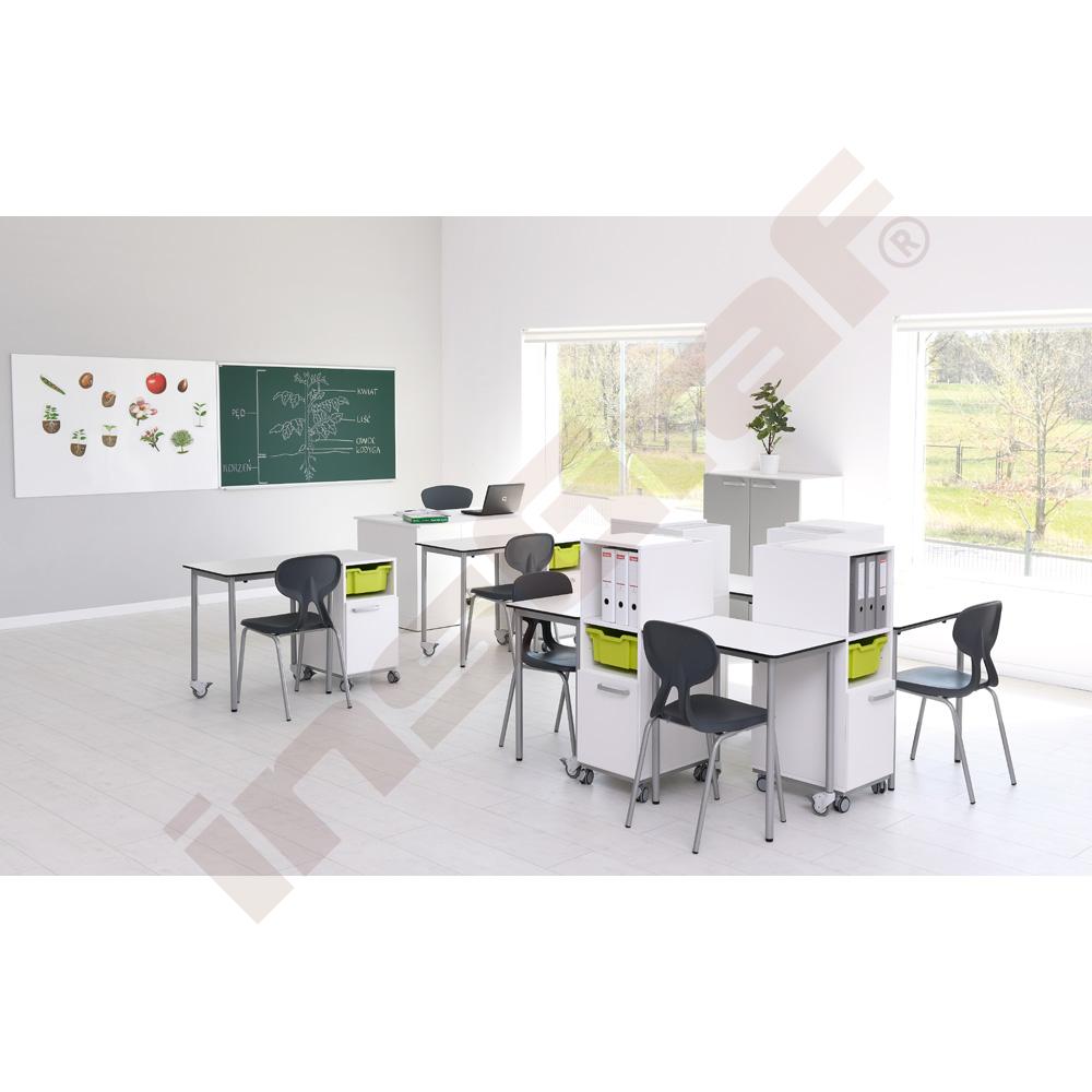 Obdĺžnikový stôl easyMoove, veľ. 6, výška 76 cm