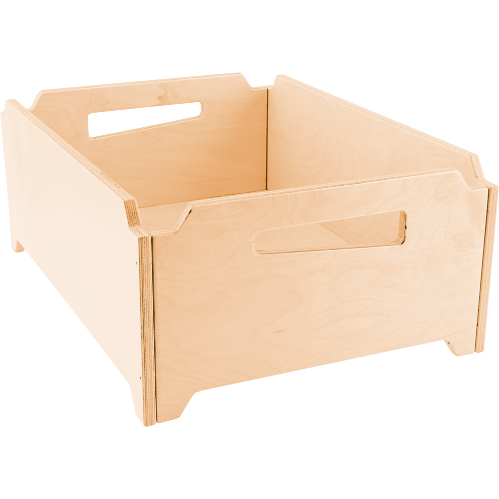 Echtholz - úložné boxy na hračky, výška 18 cm  	