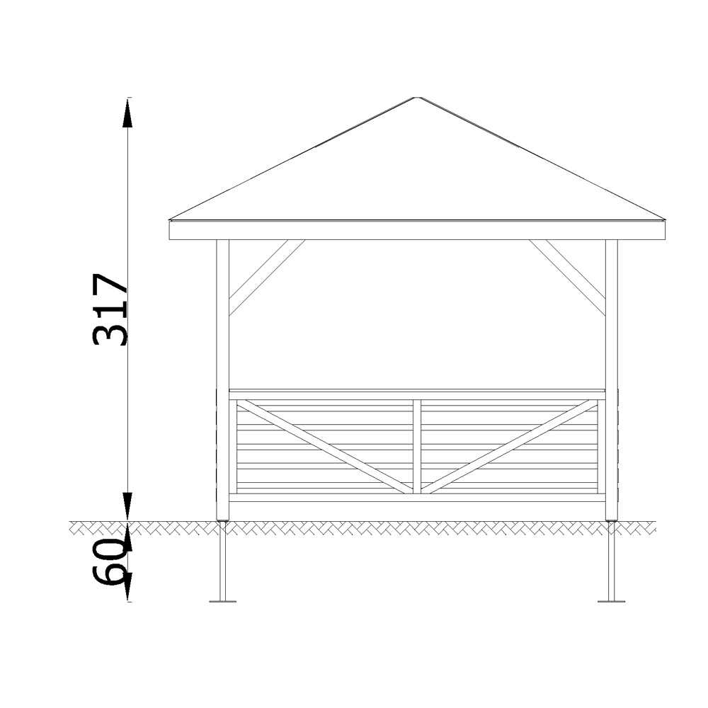 Altánok Terra 3 x 3 m