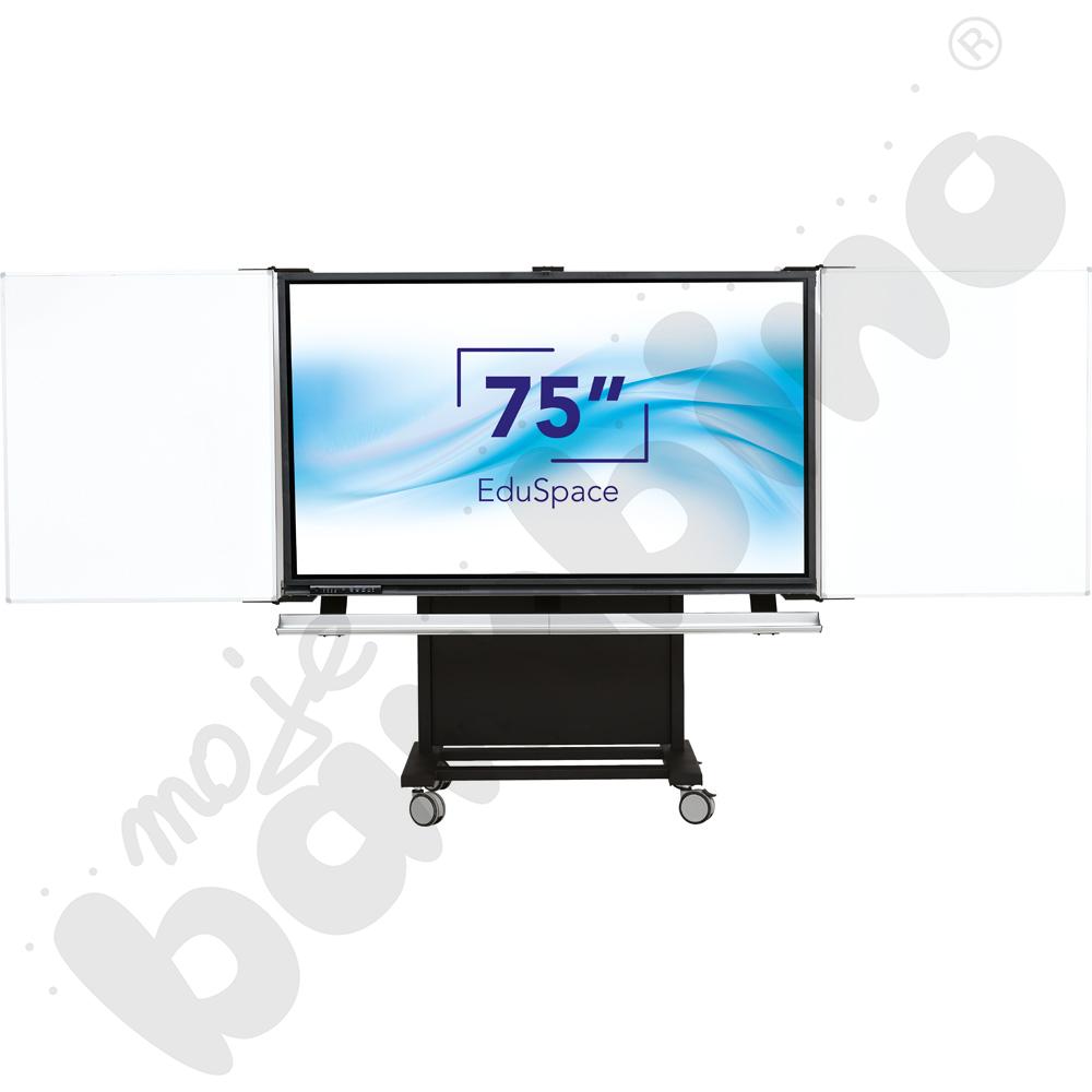 Monitor interaktywny Insgraf Digital EduSpace 75 ze statywem z windą i tablicami