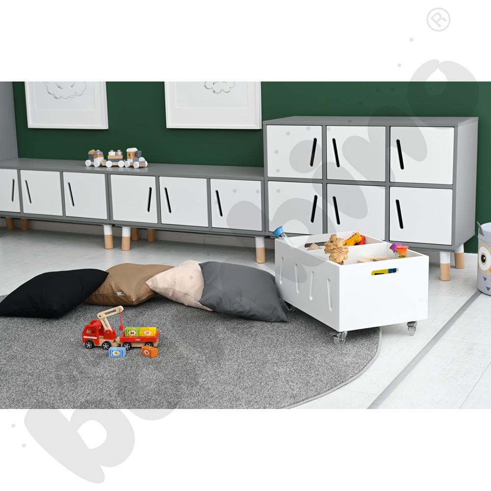 Biblioteczka niska TAB na kółkach