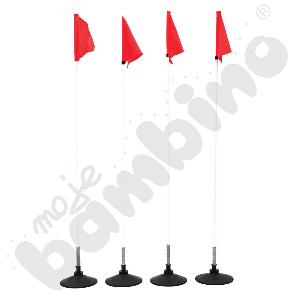 Chorągiewki na podstawach