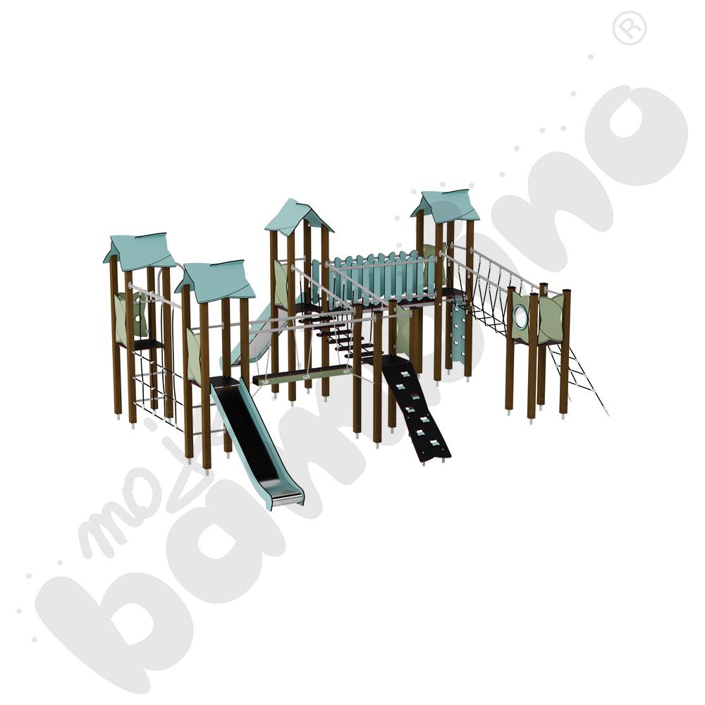 Zestaw Urbi 11, słupy drewniane C