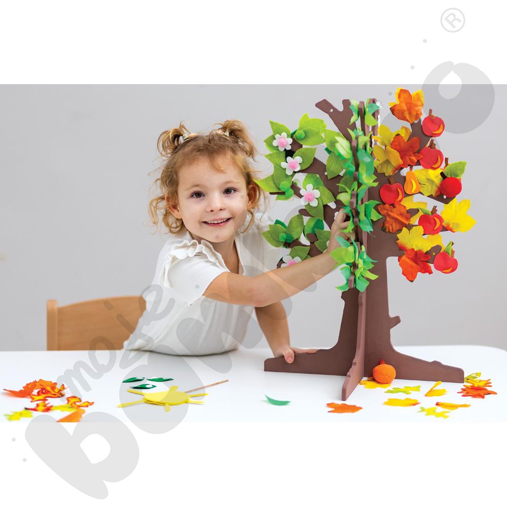 Drzewo do ozdabiania Cztery pory roku, małe