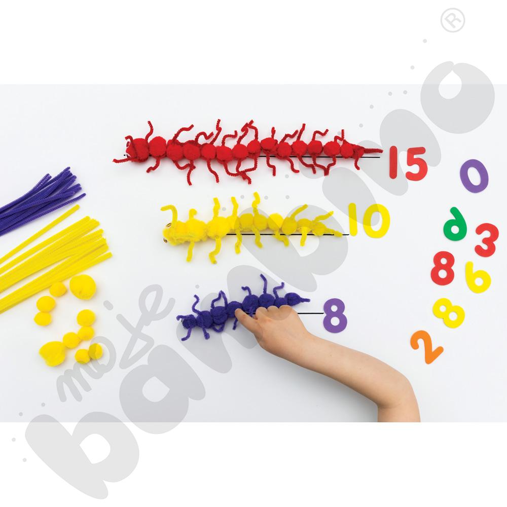 Druciki kreatywne 0,4 x 30, 100 szt. - żółte