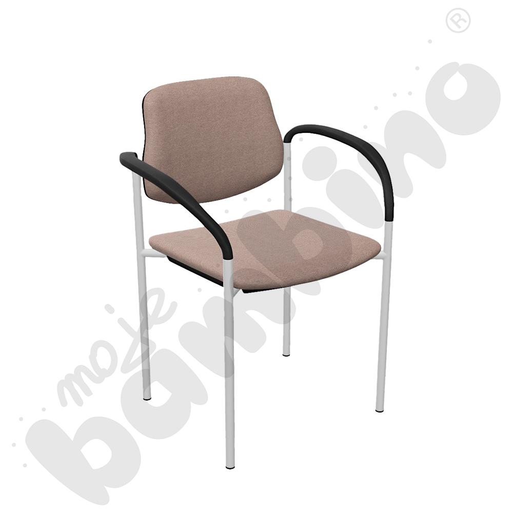 Krzesło konferencyjne Styl Arm - beżowy melanż