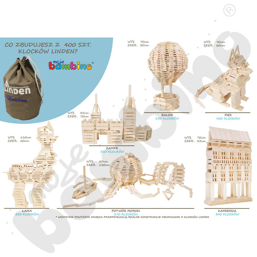 Klocki Linden 500 szt. w worku