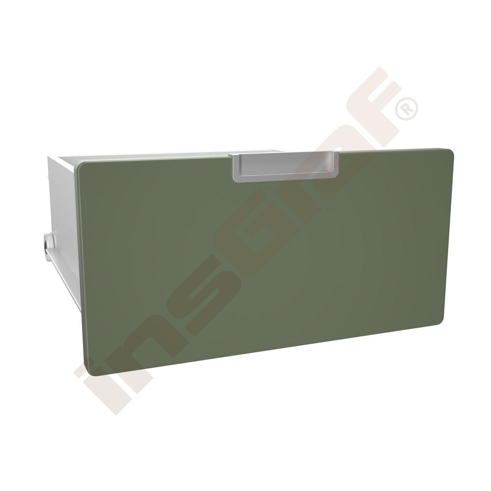 Quadro - Äußere Schublade schmal - dunkeloliv