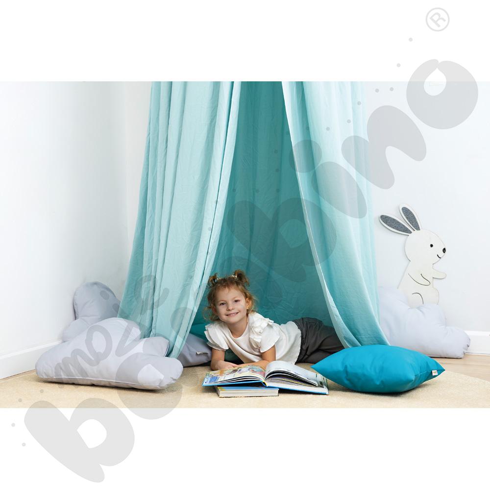 Baldachim smyka - turkusowy pastel