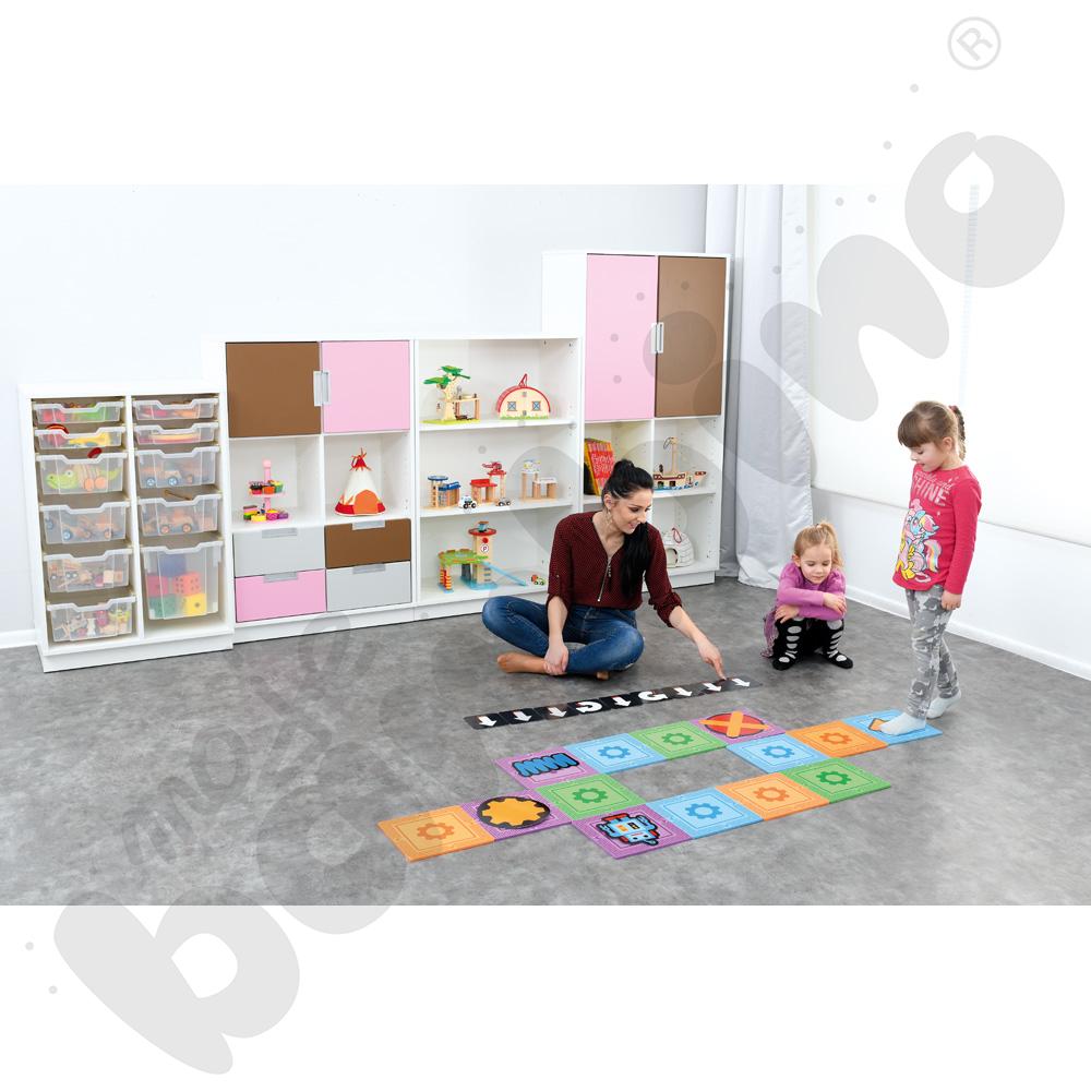 Quadro - zestaw 91, 90 st., biała skrzynia