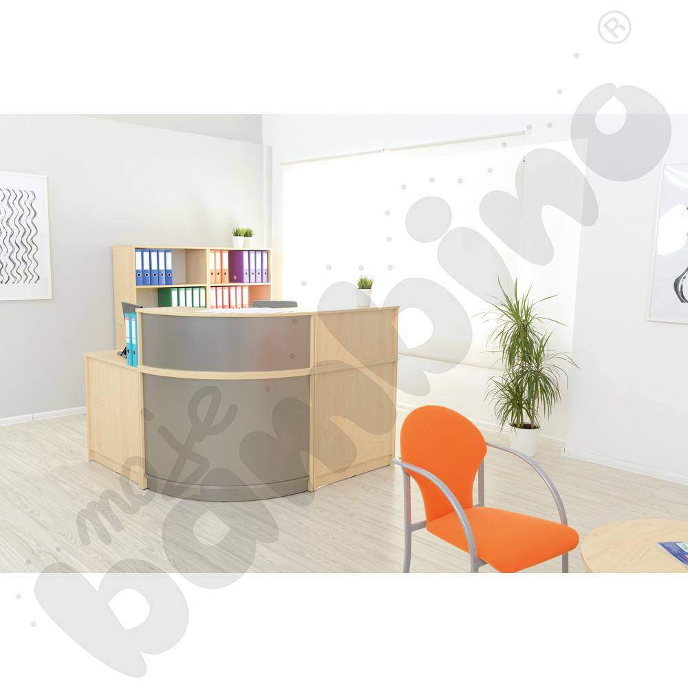 Nadstawka do narożnej lady recepcyjnej - klon 375