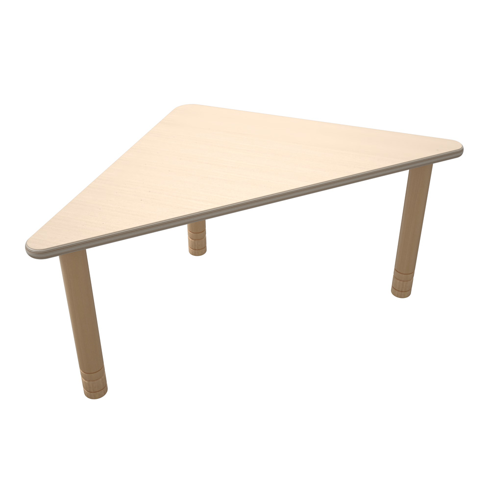 Stôl Flexi trojuholníkový 108 x 80 x 80 - HPL javor