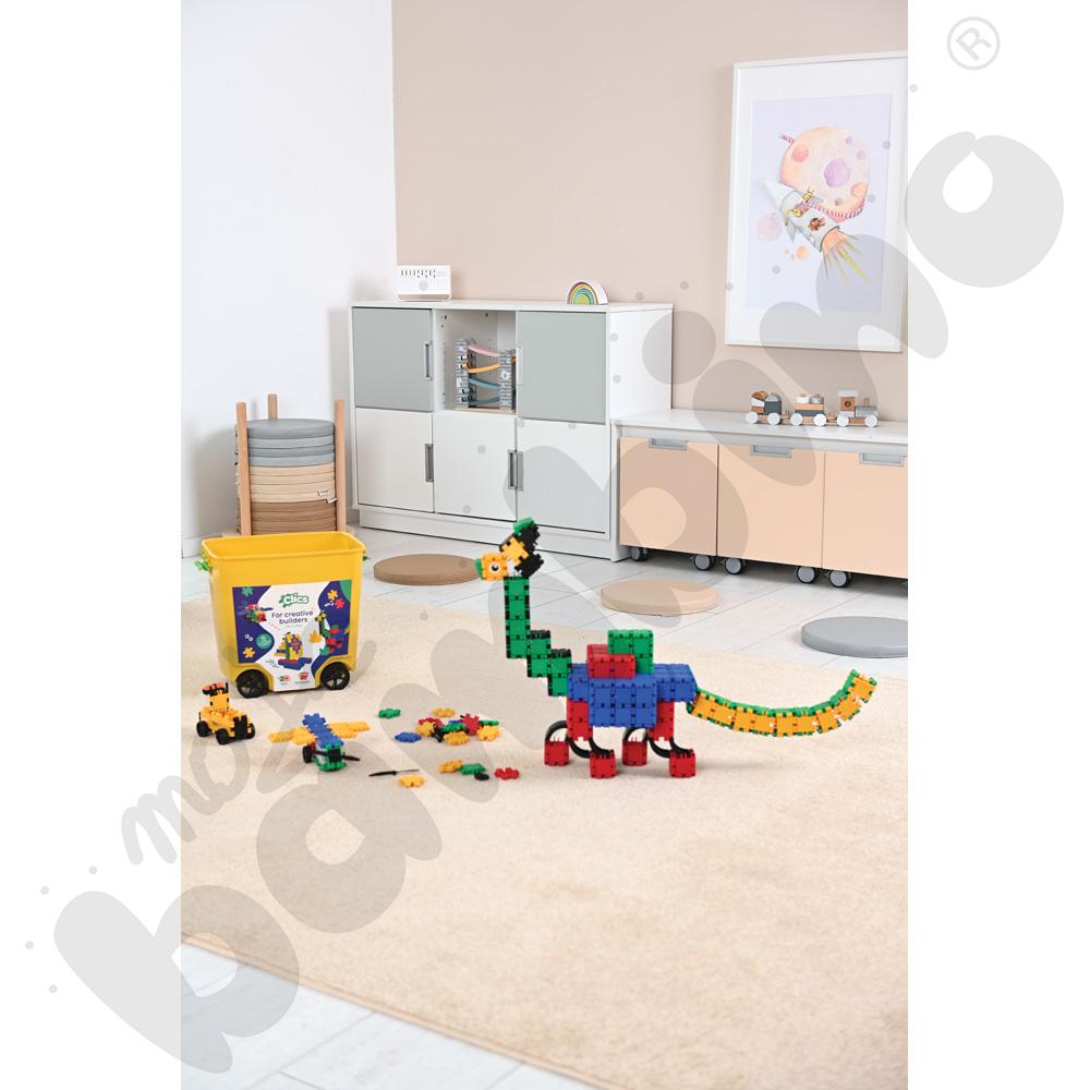 Klocki konstrukcyjne Clics Rollerbox 25w1