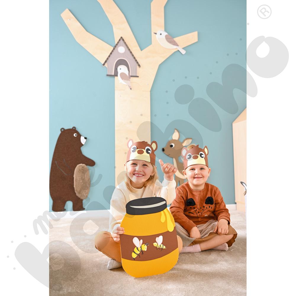 Brystol 10 arkuszy o wym. 50 x 70 cm brązowy 