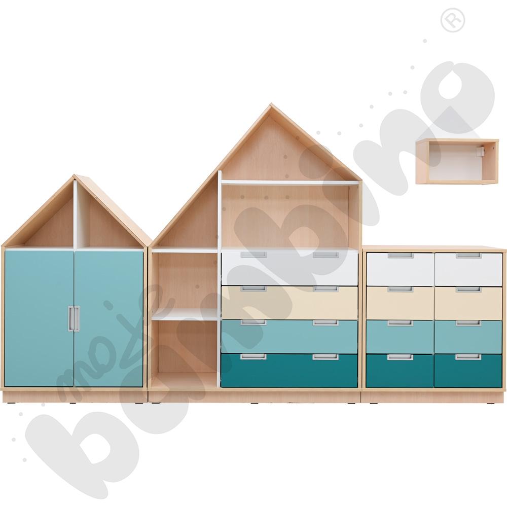 Quadro - zestaw 264, skrzynia klon jasny