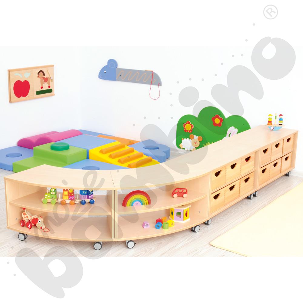 Szafka Flexi M 1/8 kołana kółkach