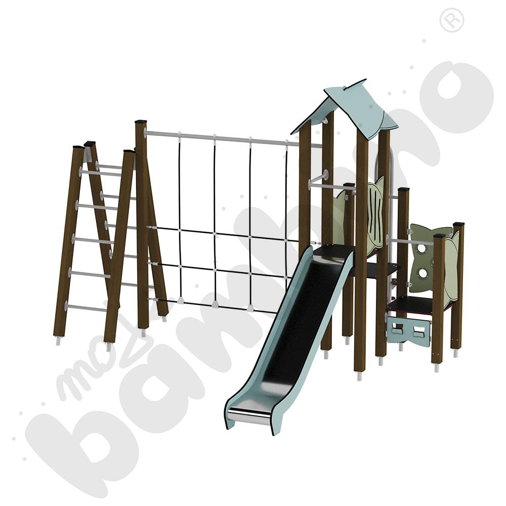 Zestaw Urbi 7, słupy drewniane C