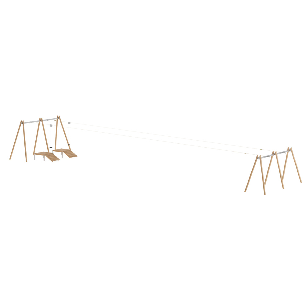 Dvojitý Zipline Robinio