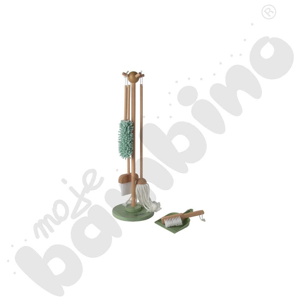 Zestaw do sprzątania, drewniany BIO