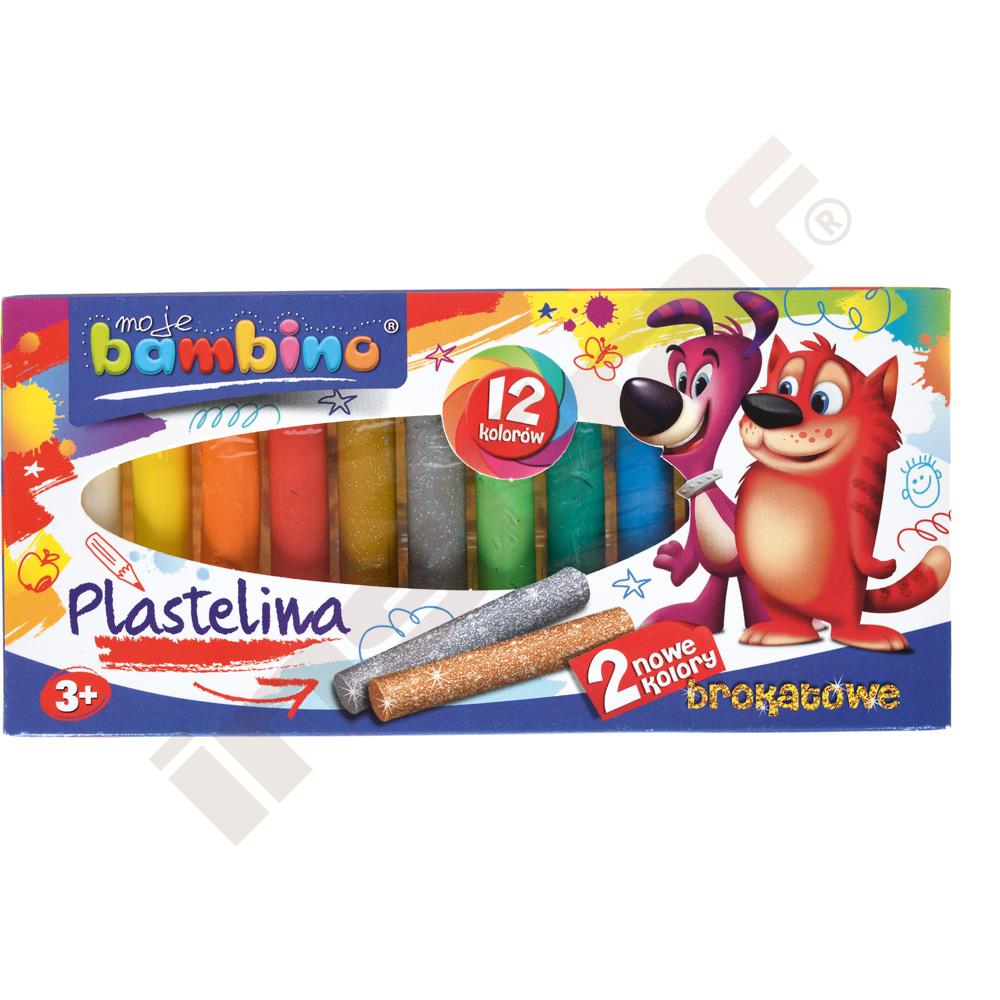 Plastelína Bambino 12 farieb