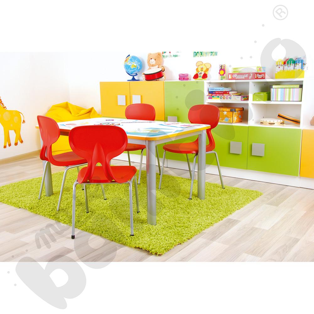 Krzesło Colores rozm. 3 czerwone