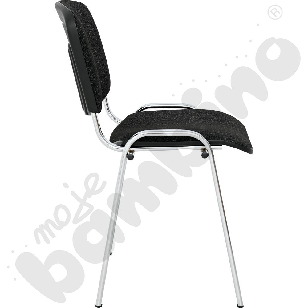 Krzesło konferencyjne ISO Chrom ciemnoszare