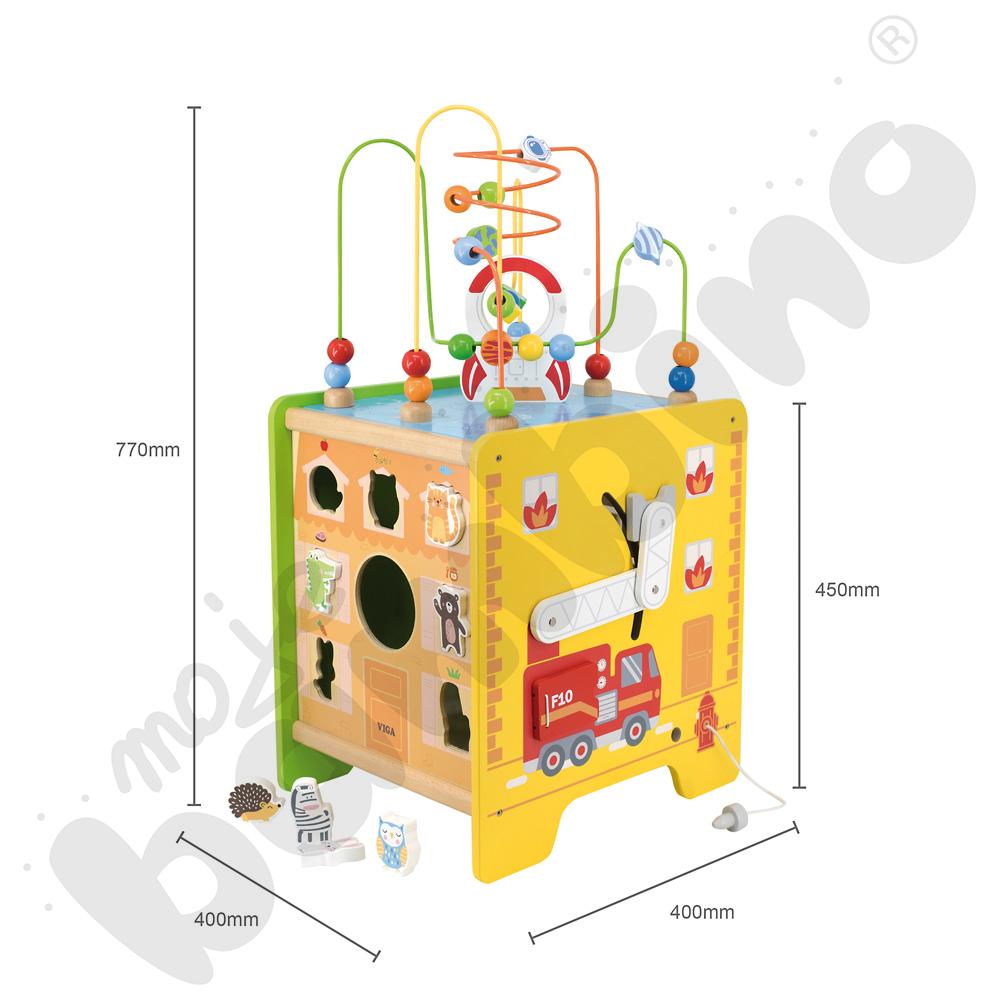 Sześcian edukacyjny z kulodromem