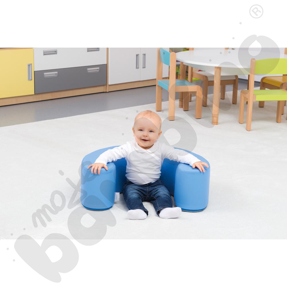 Oparcie rogal niebieski