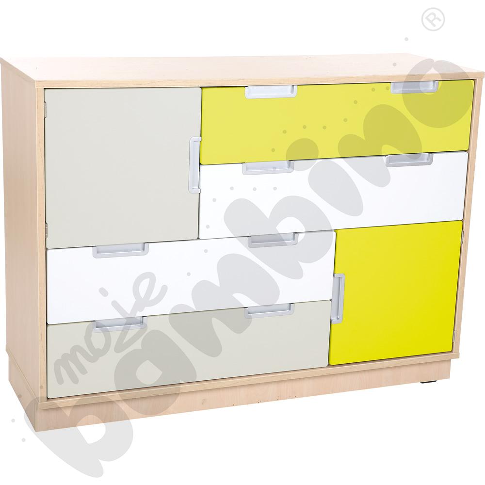 Quadro - zestaw 61, 90 st., cichy domyk, skrzynia klon jasny